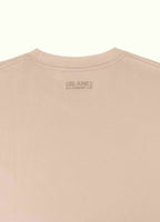 The Comfort Fit in Mother of Pearl — close-up of the Suvin cotton fabric.