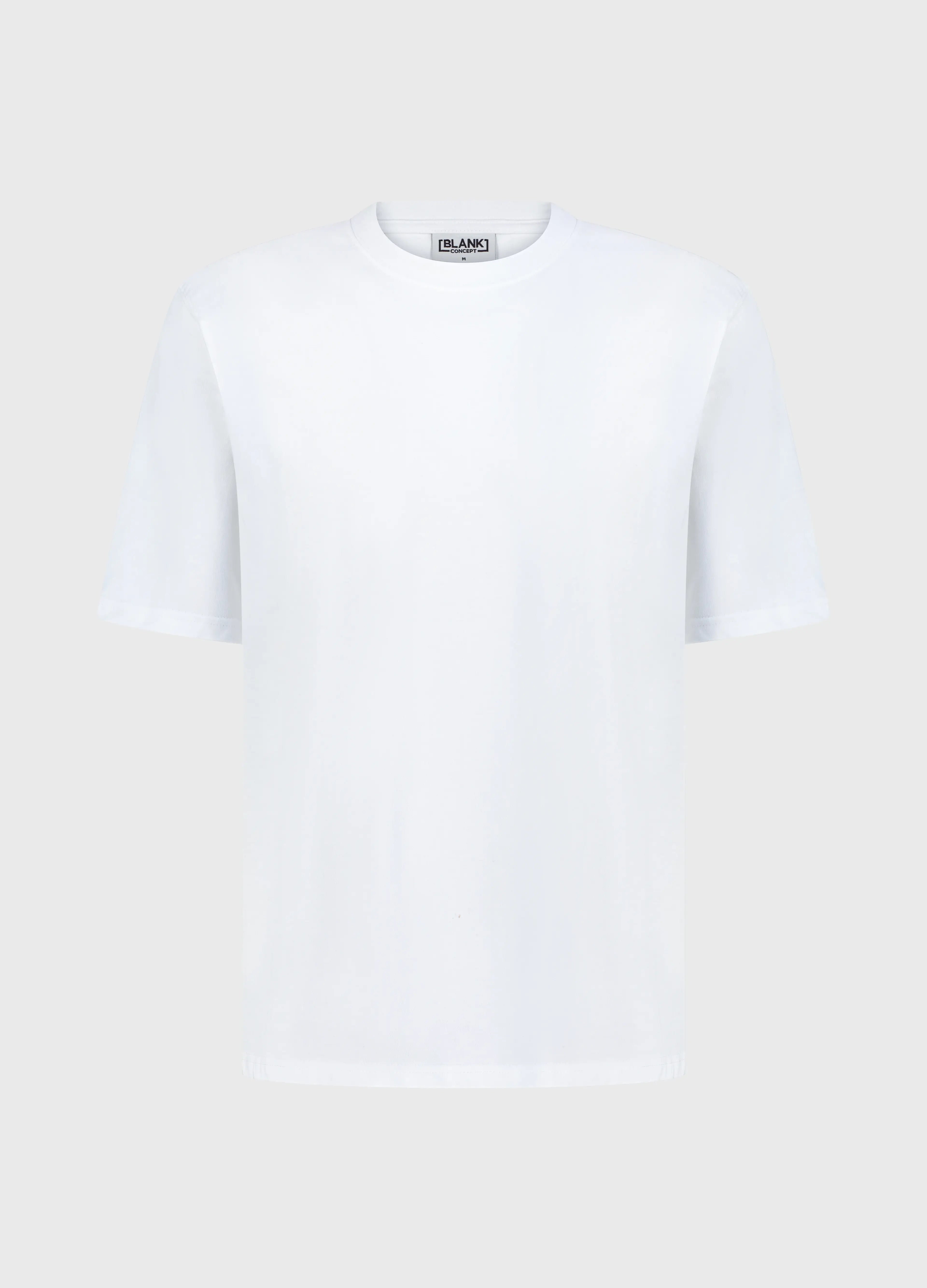 The Blank Concept The Comfort Fit white oversized t-shirt front view