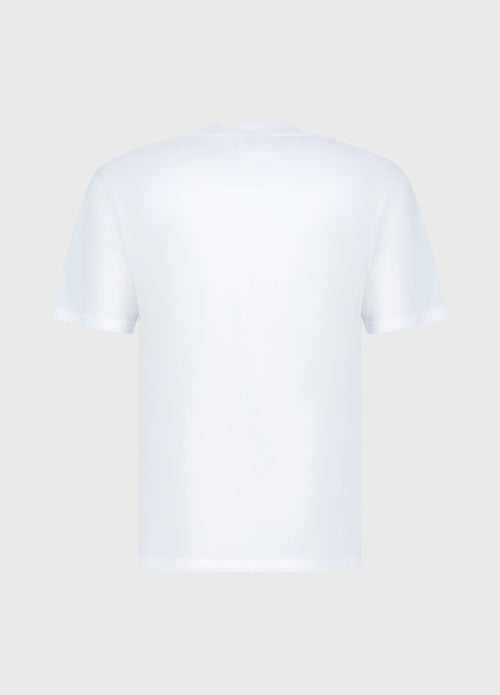 The Blank Concept The Standard Fit white oversized t-shirt back view